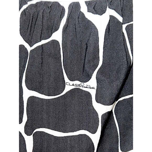 Class Roberto Cavalli USA 8 UK 12 Black And White Patterned Cocktail Dre… - Picture 2 of 8